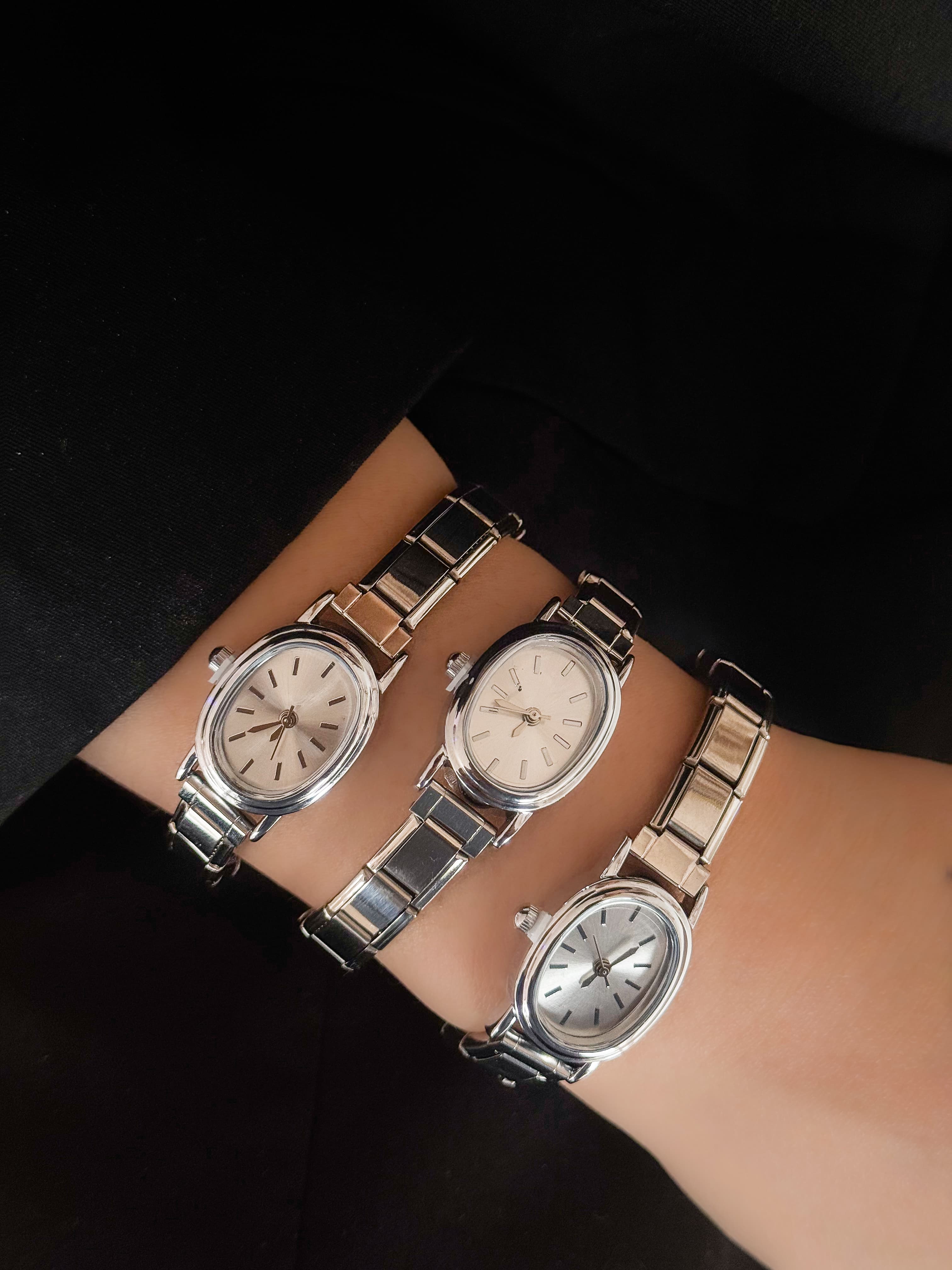 RELOJ SHANNON PLATEADO