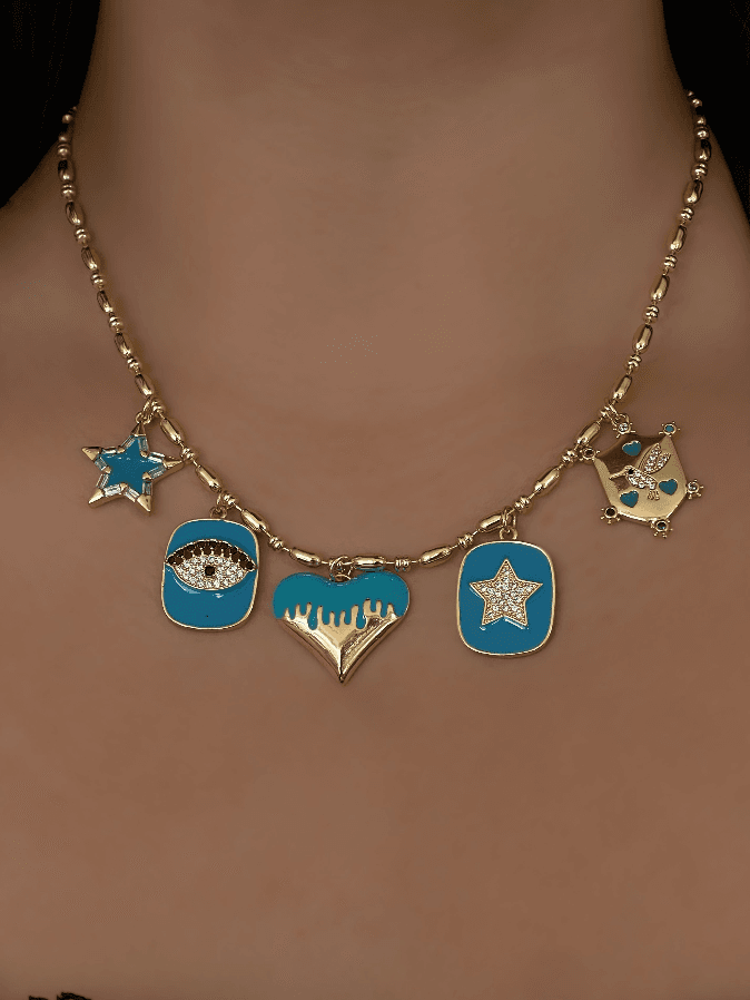 COLLAR AQUA