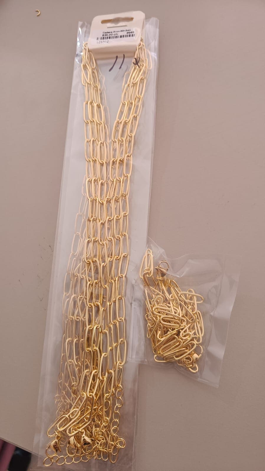 CADENA PLANA ESLABÓN GRANDE