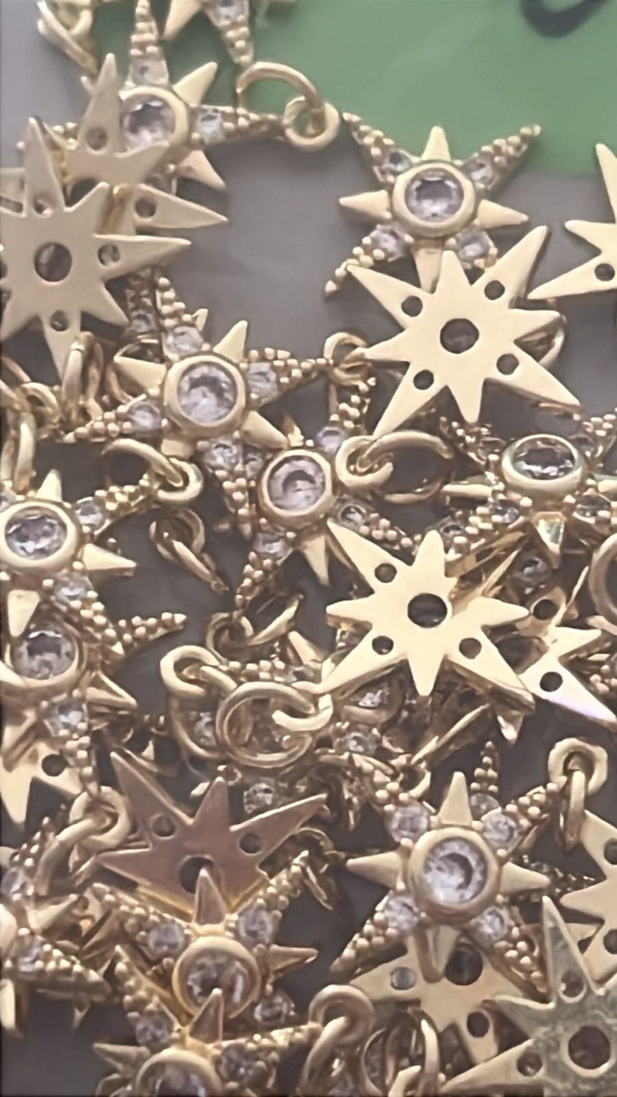 DIJE ESTRELLA CON CRISTAL Y ZIRCONIAS