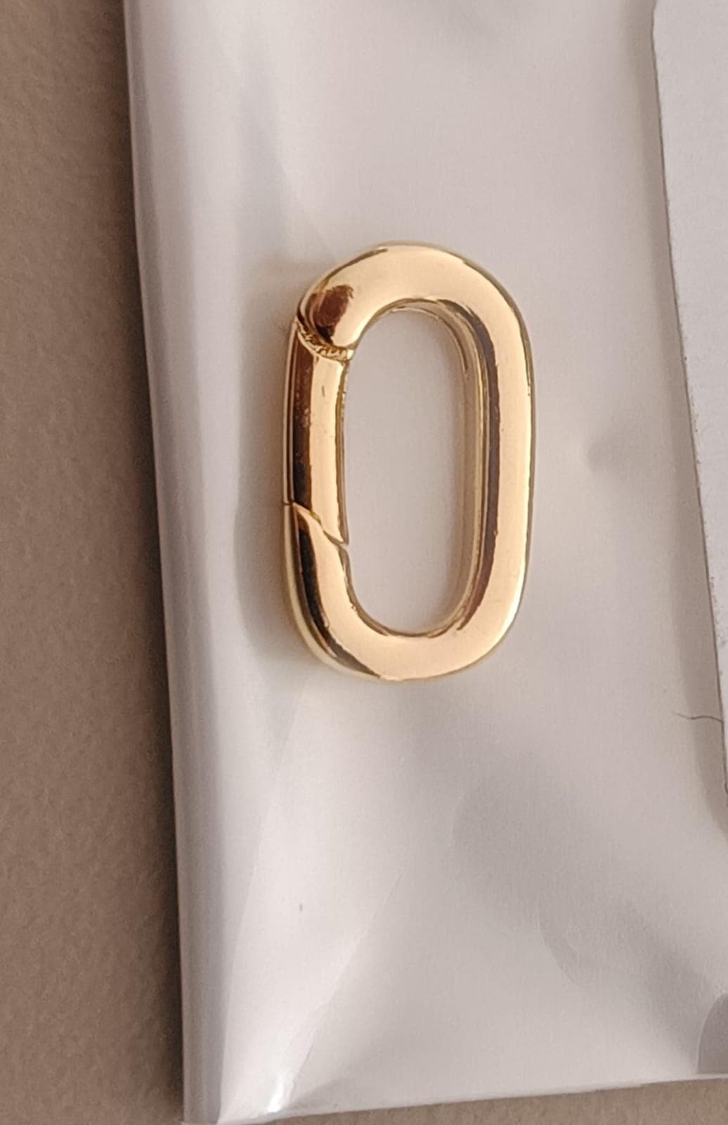 BROCHE OVALO 14 MM LISO LAMINADO