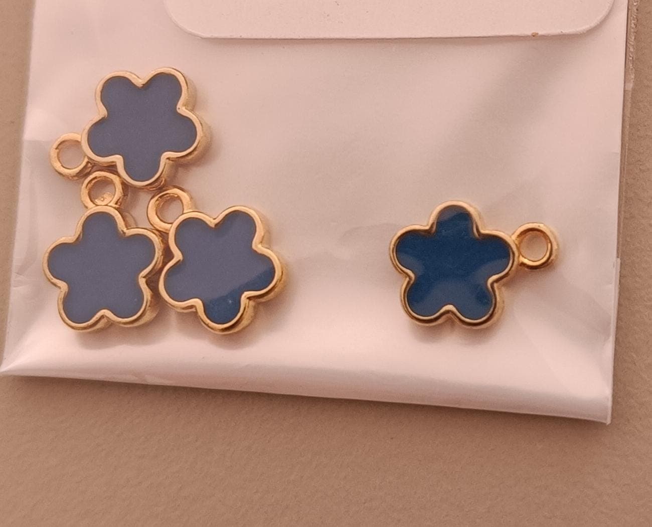 FLOR ESMALTADA COLORES 3 PZA