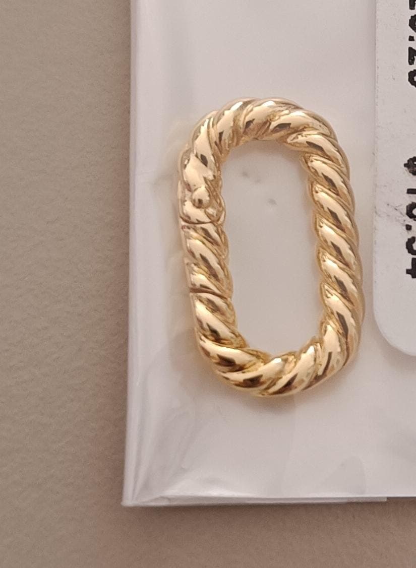 BROCHE OVALADO TRENZADO